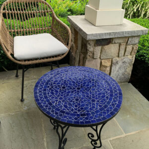 Table Mosaic Moroccan Handmade – Unique Artisan Tile Coffee, Side or Patio Table – HaynaDesign