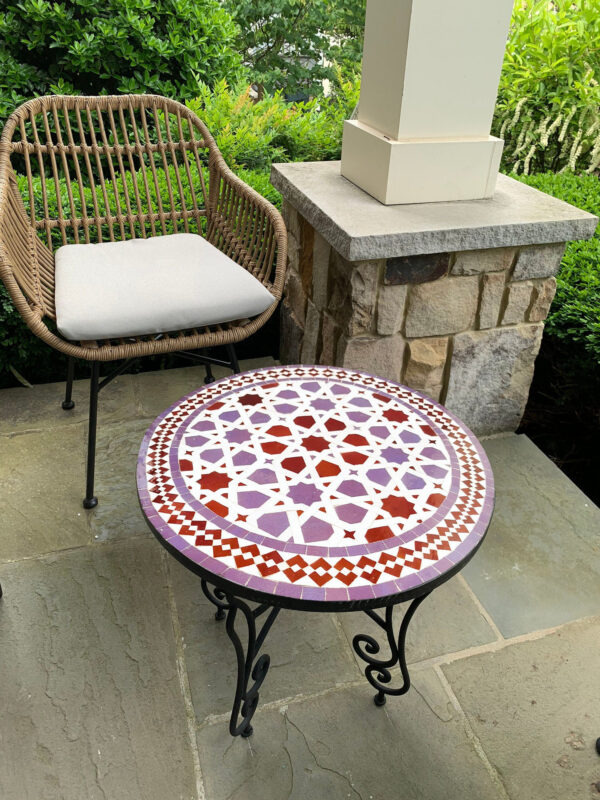 Table Mosaic Tile Moroccan – Handcrafted Artisan Coffee, Side & Dining Table
