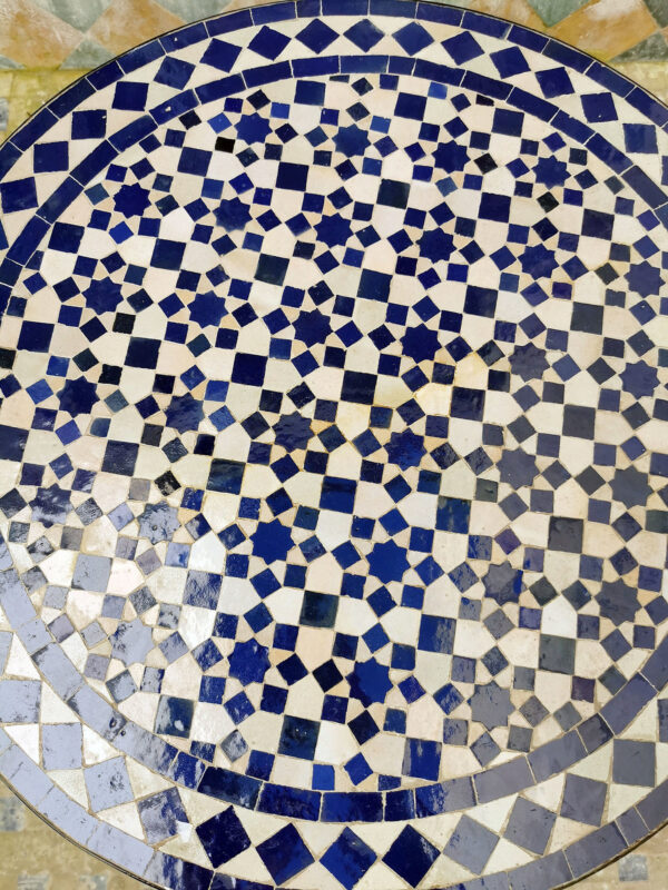 Handmade Moroccan Table Mosaic – Unique Tile Design for Indoors & Outdoors - Image 5
