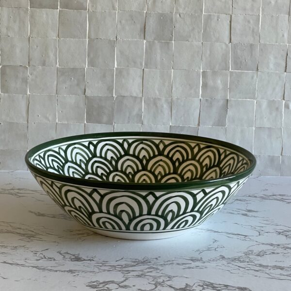 Lavabo en céramique marocaine — Pièce unique et artisanale - Image 3