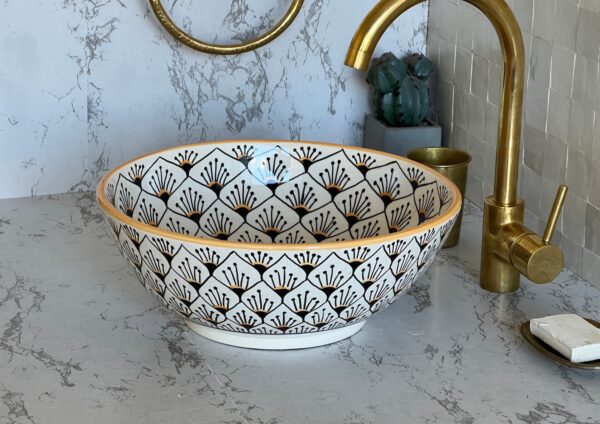 Vasque design en céramique — Style marocain chic et unique - Image 6