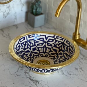 Vasque en céramique traditionnelle — Design raffiné et authentique